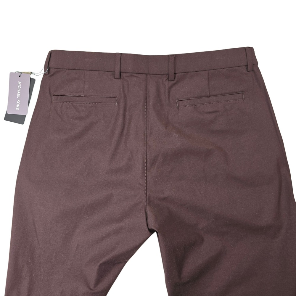 Michael Kors The Bedford Pant Classic Fit Wrinkle Resistant Stretch Men 34W X32L - Picture 3 of 9